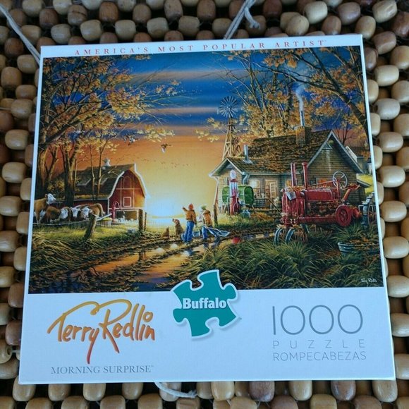 NWT 🧡1000-Piece Buffalo Jigsaw Puzzle Morning Surprize - Picture 1 of 9